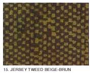 Selleria in Jersey Tweed beige brune